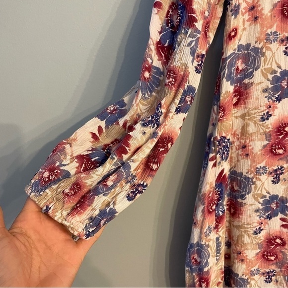 Paisley Raye pink and blue floral dress small - Picture 4 of 10